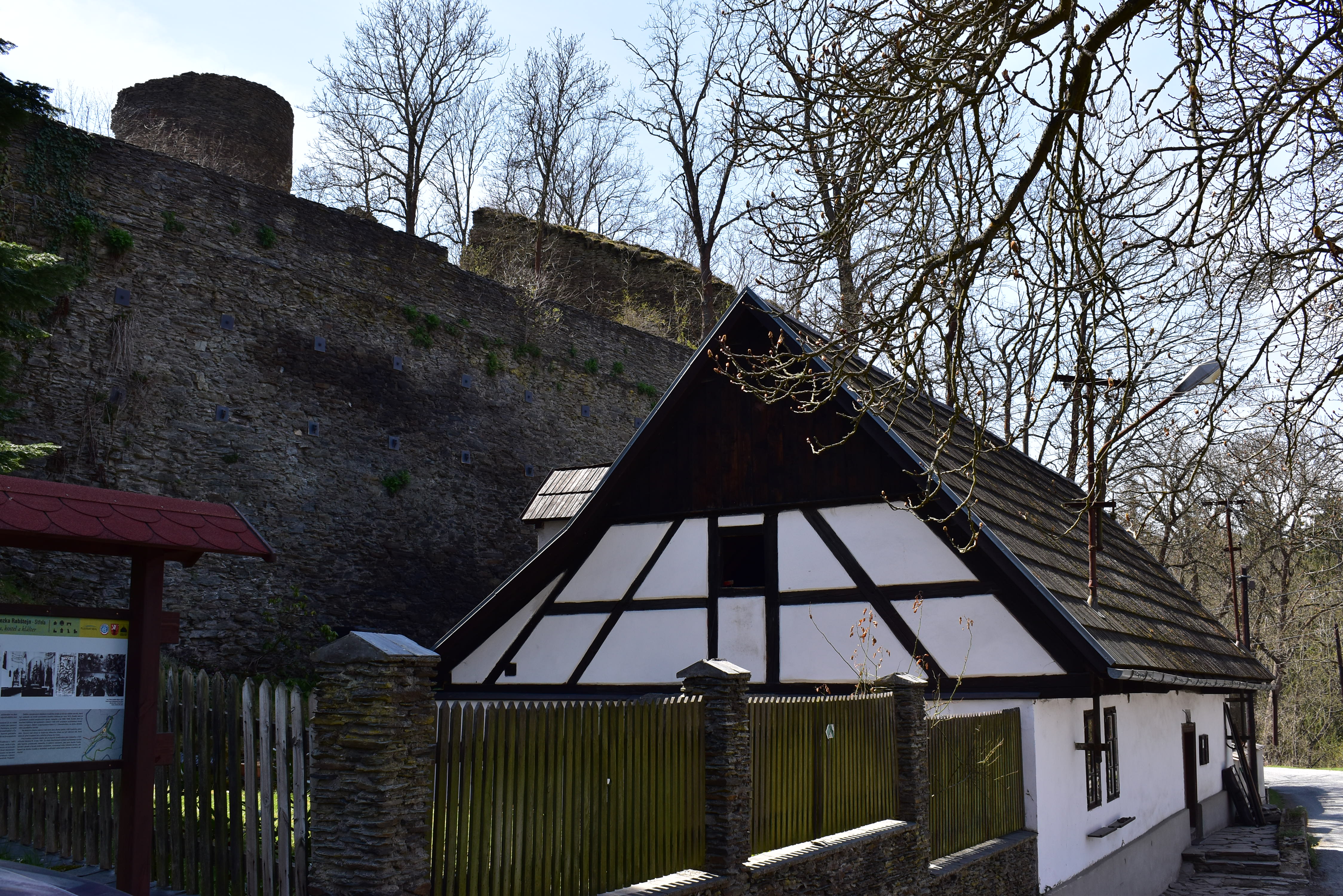 Historická stavba Rabštejn nad Střelou